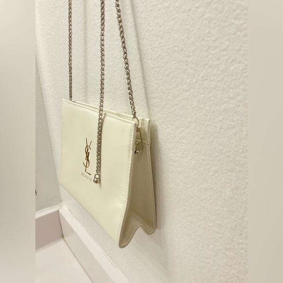 Yves Saint Laurent White Cosmetic Bag - Picture 3 of 9